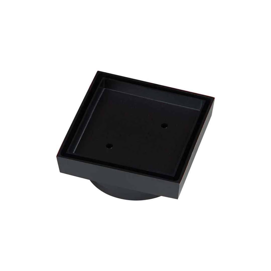 Brasshards Mixx Brass Tile Grate Square 100Mm Matt Black