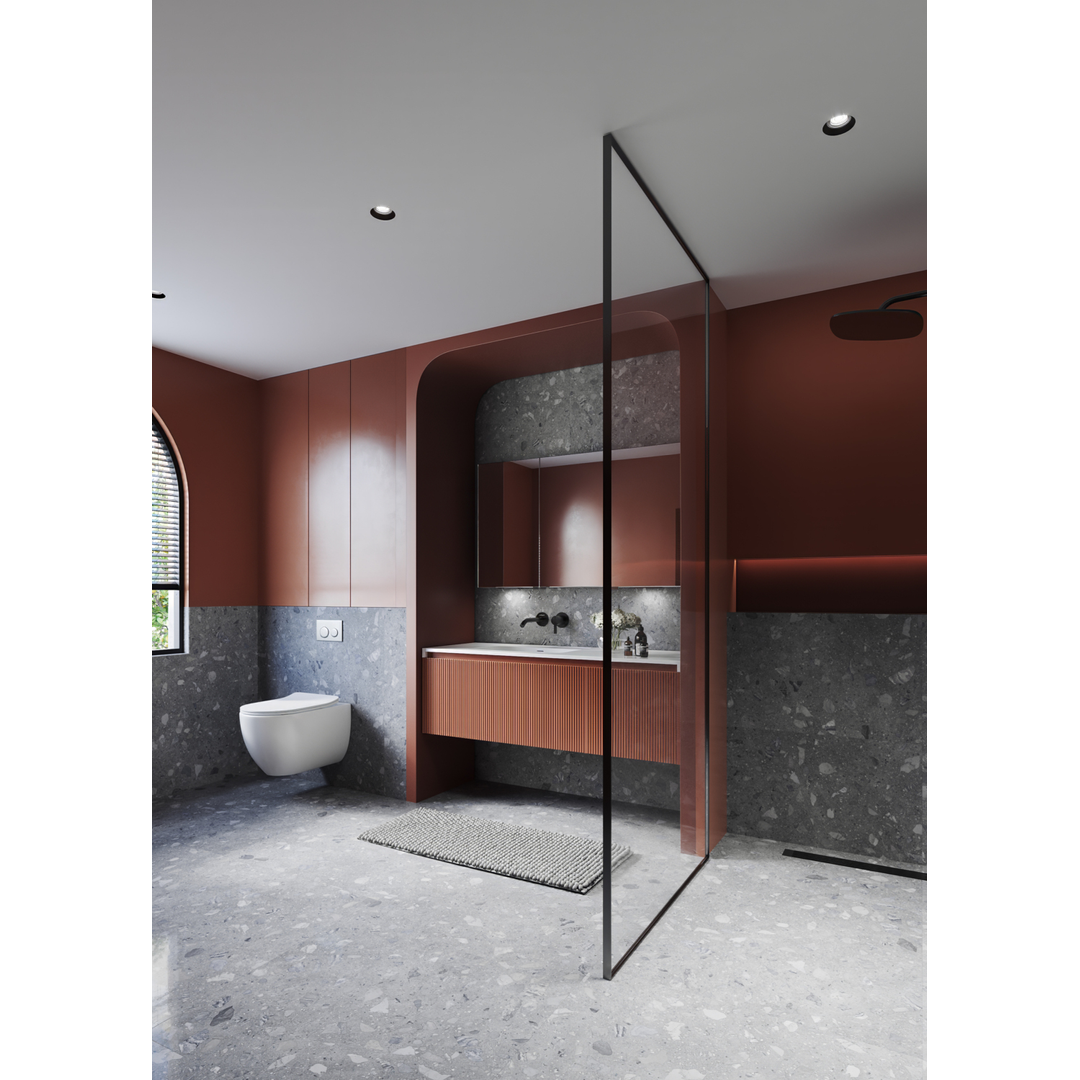 Belbagno Rimini 1200mm Wall Hung Vanity Includes Basin Potters Clay