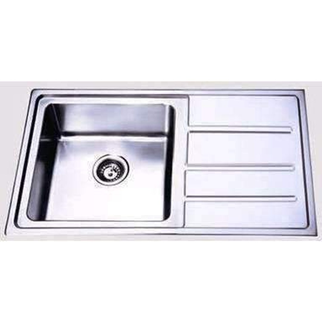 Aspire Unity Single Rh Bowl 860X500 S/Steel Sink