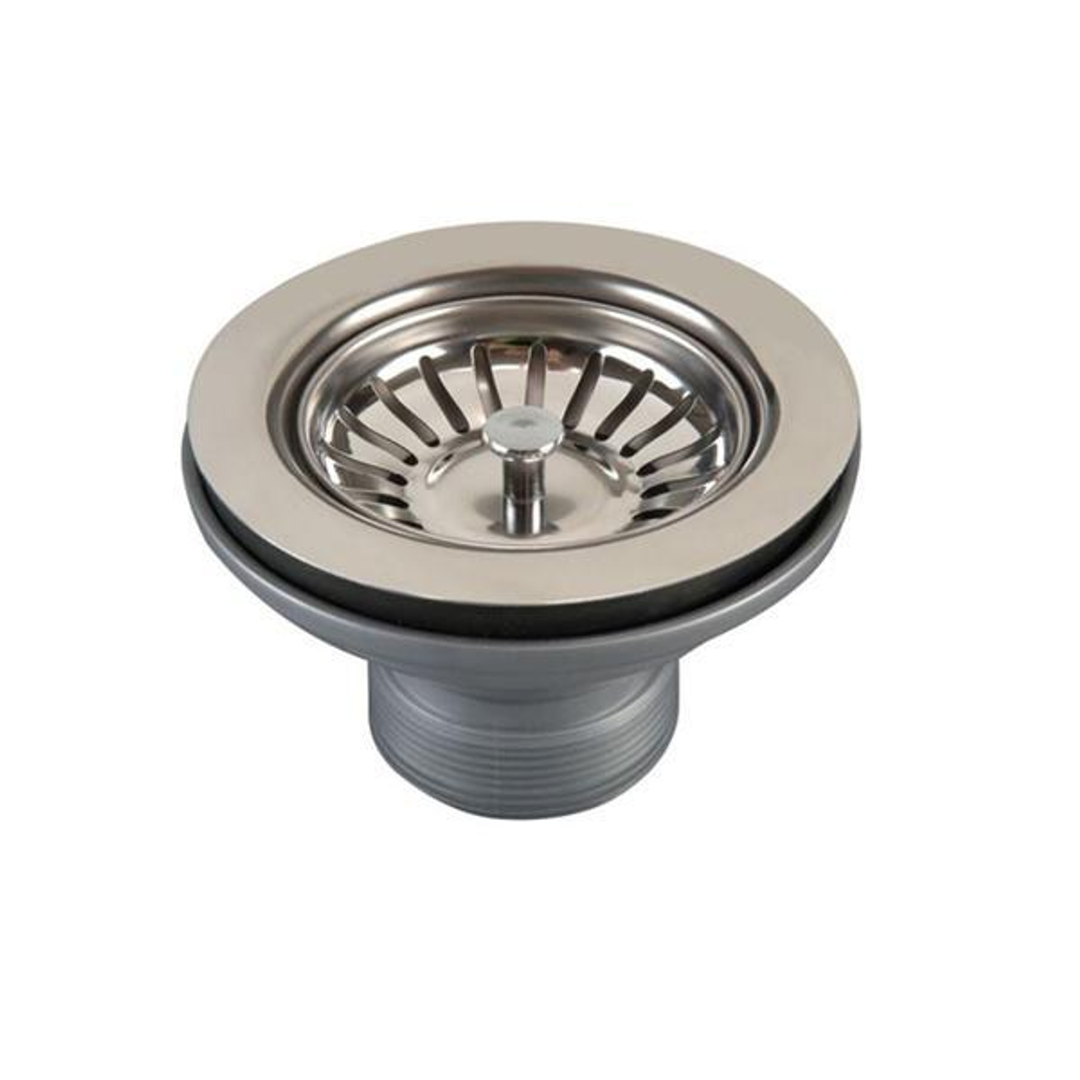 Turner Hastings 90 X 50mm Polished Stainless Steel Basket Waste