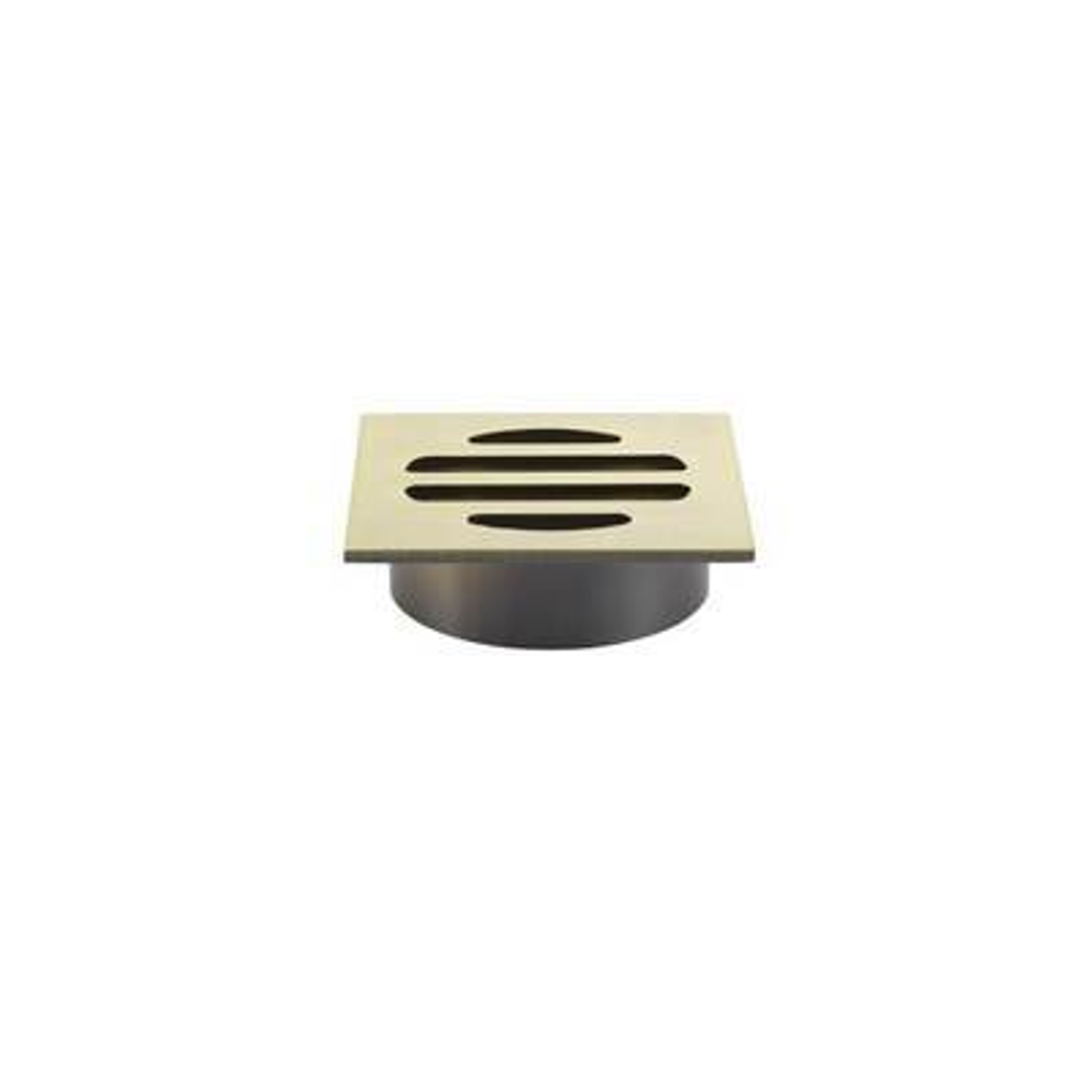 Meir Square Floor Grate Shower Drain 50Mm Outlet Tiger Bronze