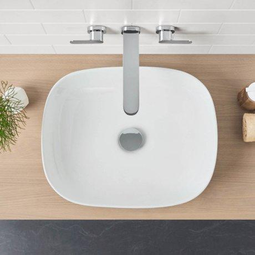 Caroma Artisan Above Counter Basin Curved Rectangle 500mm
