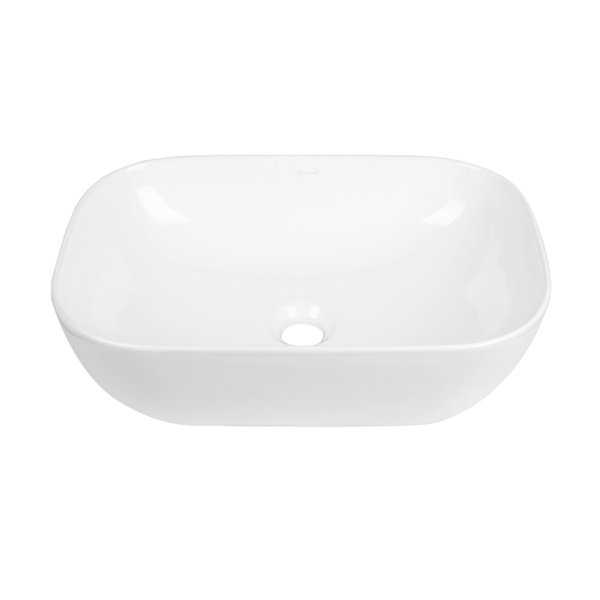 Otti Artis O'96 Ultra Slim Gloss White Fine Ceramic No Taphole Dimension: 455X320X135