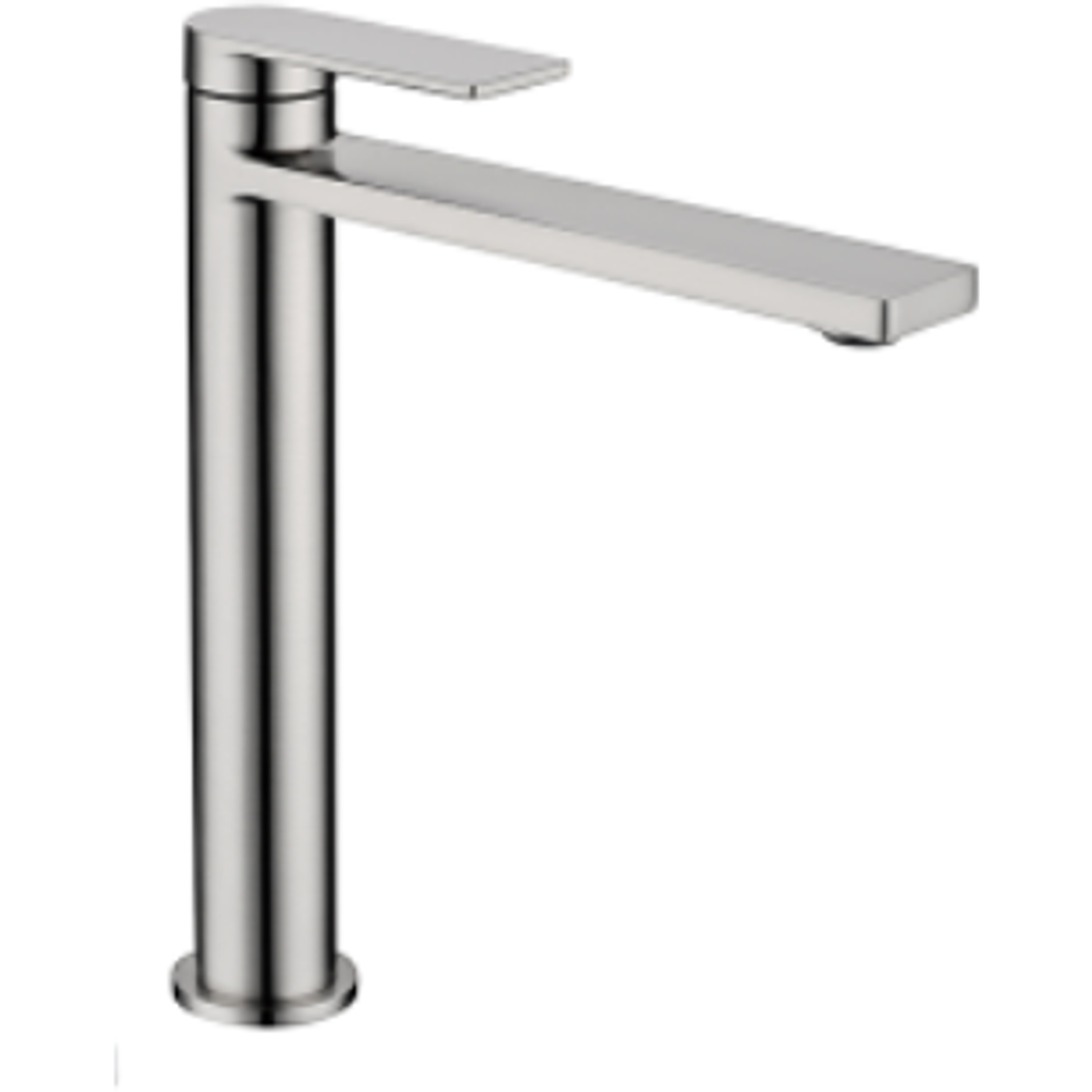 Bella Vista Cresta Tall Basin Mixer Brushed Nickel
