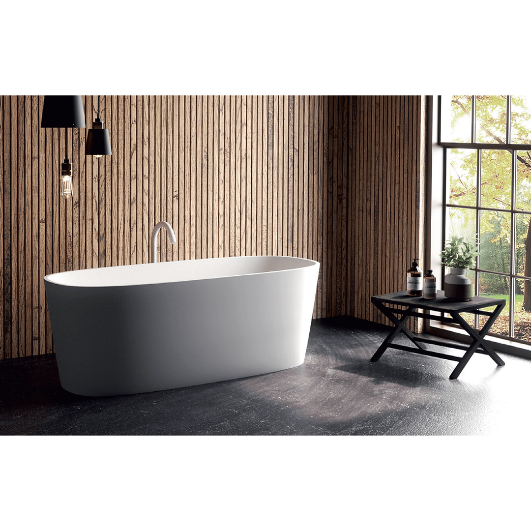 Domus Living Cassia Freestanding Bath Matte White 1500mm