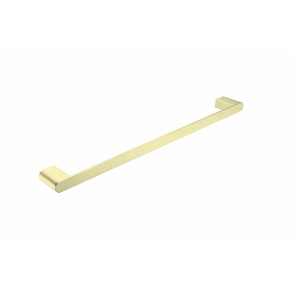 Nero Bianca Single Towel Rail 600Mm Brushed Gold