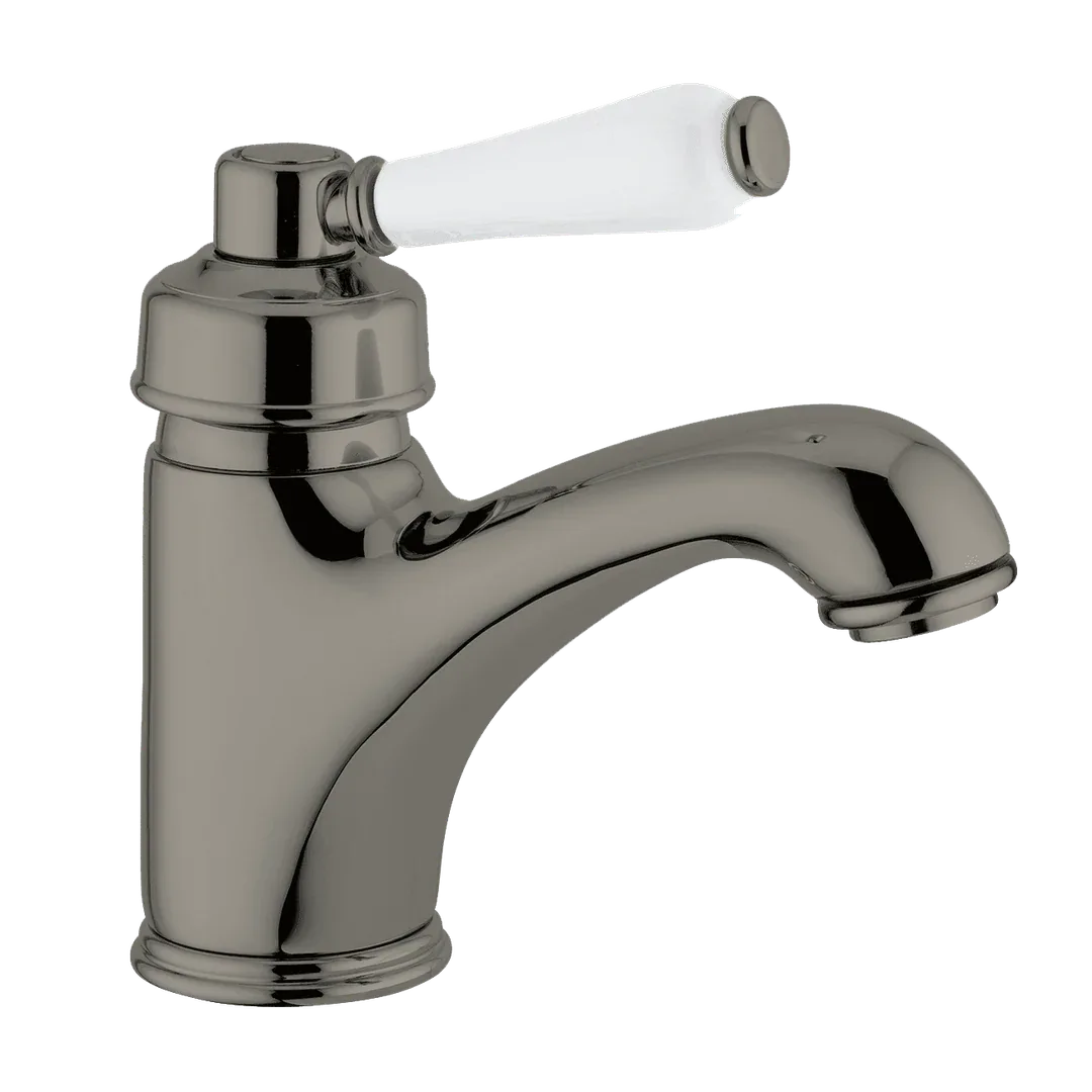 Abey Provincial Single Lever Basin Mixer Porc Handle Bronze - Burdens Plumbing