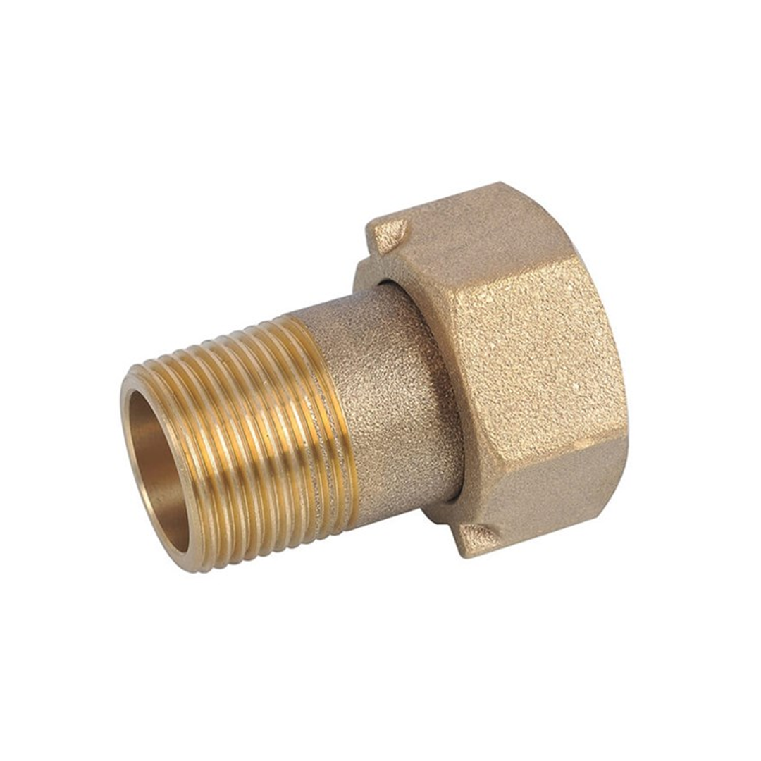 METER COUPLING BRASS METER THREAD 25FI X 20MI (PER EACH)