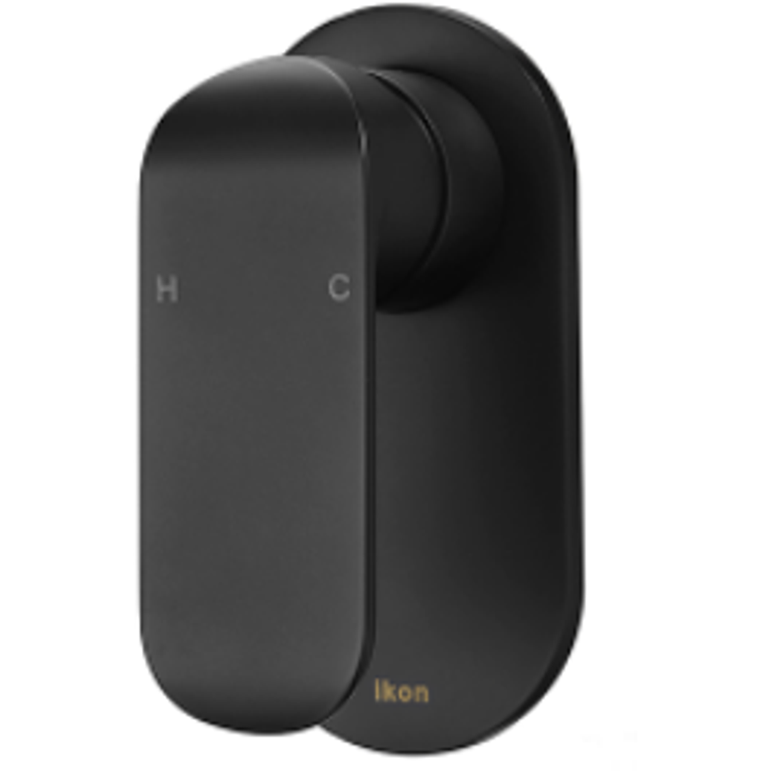 Bella Vista Kara Wall Mixer Matte Black