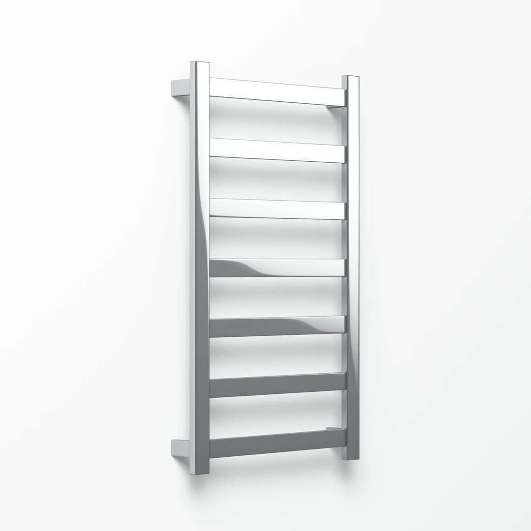 Avenir Hybrid Heated 7 Bar Towel Rail 102X60Cm Mirror Stainless