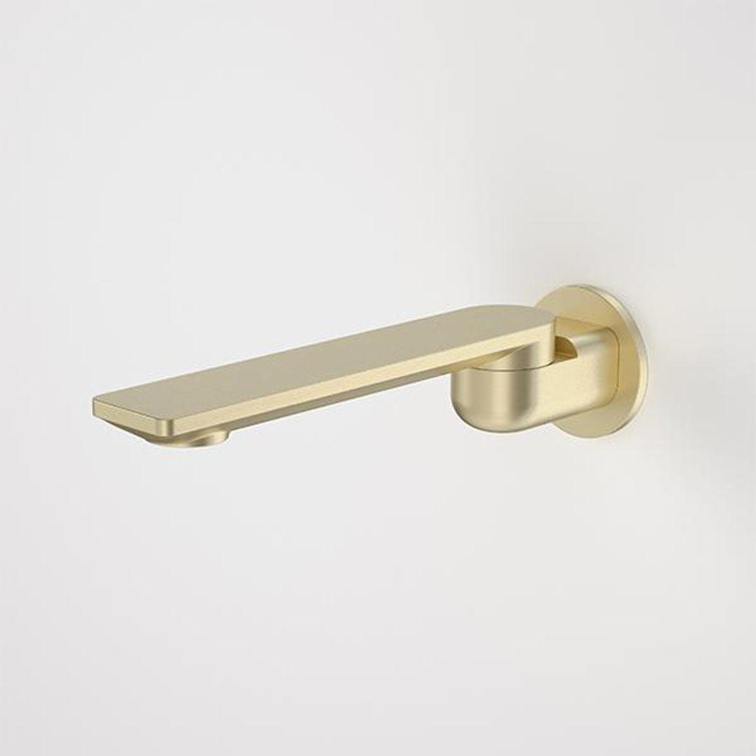 Caroma Urbane II 220mm Round Bath Swivel Outlet Brushed Brass