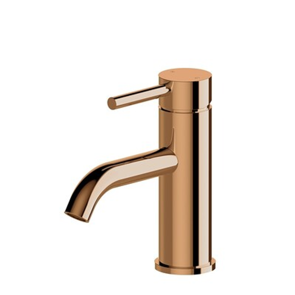 Streamline Axus Pin Lever Basin Mixer Rose Gold Pvd