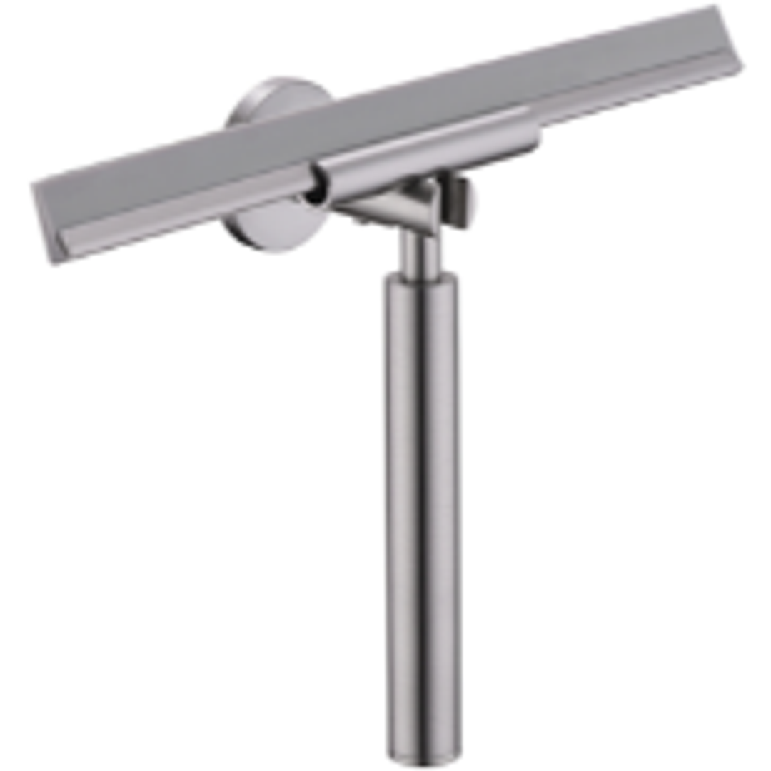 Bella Vista Mica Glass Squeegee Brushed Nickel
