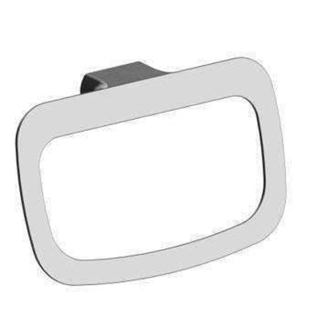 Harmony Bassini Towel Ring Black Chrome