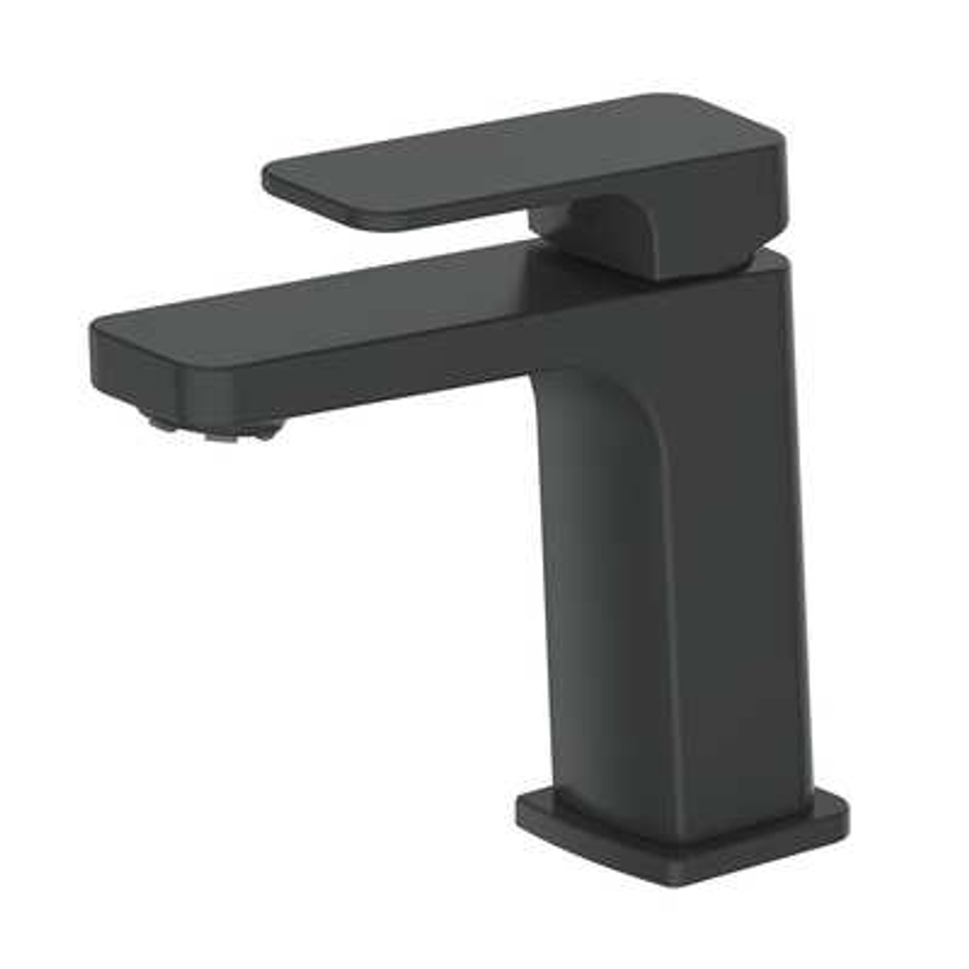 Greens Swept Basin Mixer Matte Black 18602557