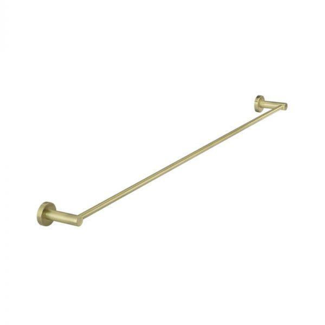 Meir Round Single Tiger Bronze Towel Rail 900mm