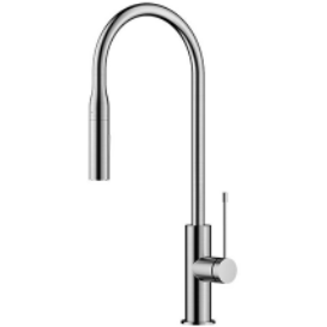 Bella Vista Round Sink Mixer Brushed Brushed Nickel