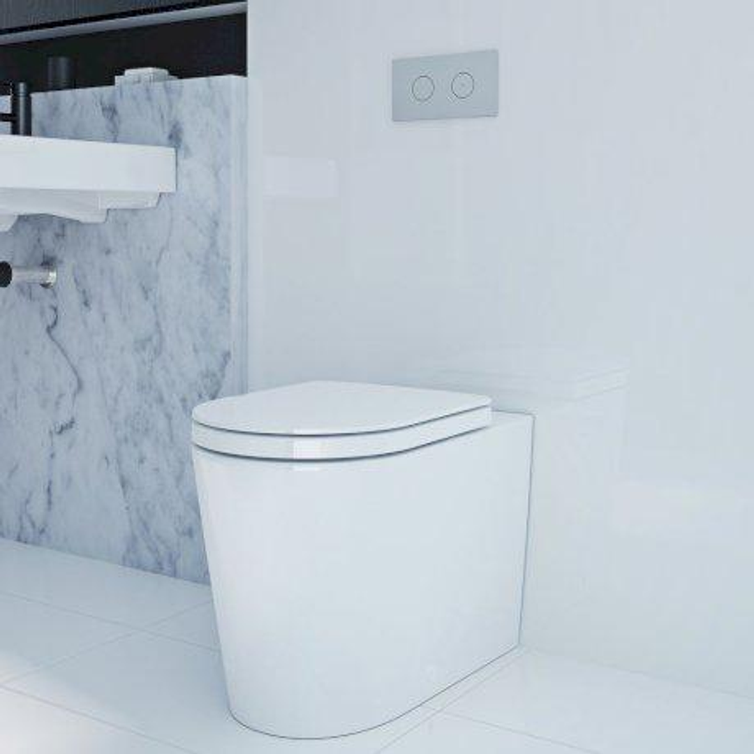 Caroma Liano Wall Faced Invisi Series II Toilet Suite