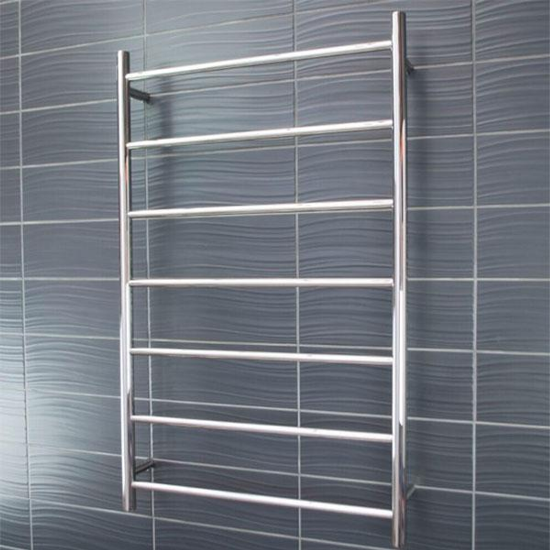 Radiant 7 Bar Rnd Non Heated Rail 700 X 1130 Polished S/S