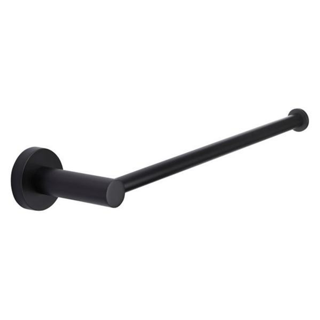 Meir Round Guest Towel Rail Matte Black