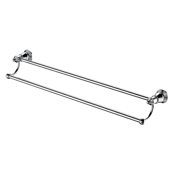 Fienza Lillian Double Towel Rail 800mm Chrome 81008