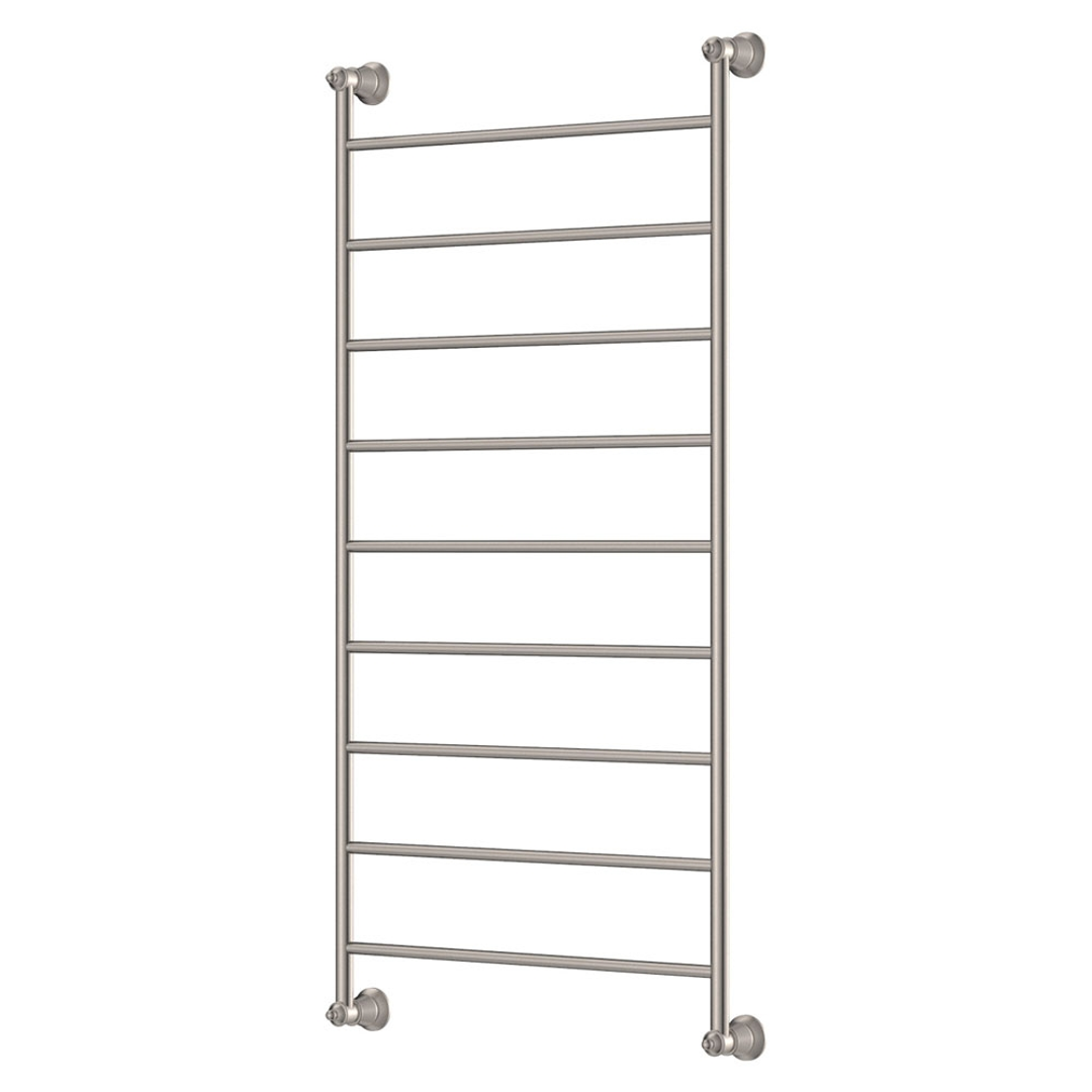 Fienza Lillian Heated Towel Rail 60120 Brushed Nickel 9 Bars 600 X 1208 X 95mm