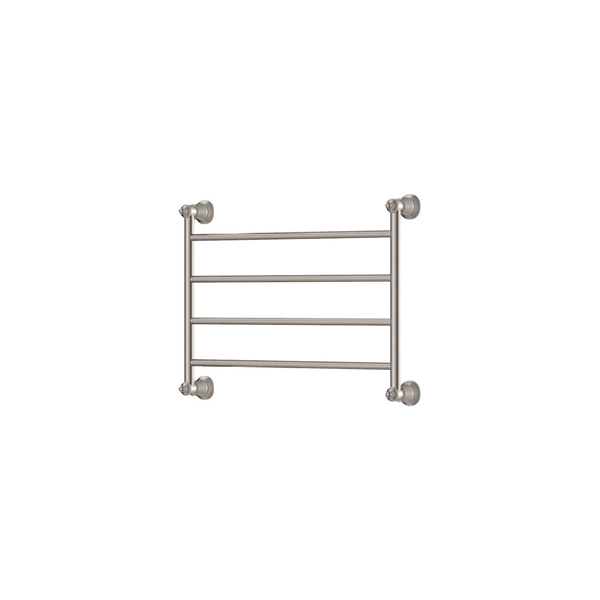 Fienza Lillian Heated Towel Rail 6045 Brushed Nickel 4 Bars 600 X 458 X 95mm