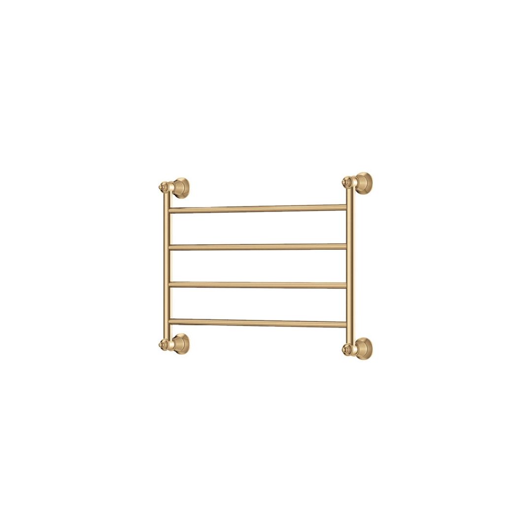 Fienza Lillian Heated Towel Rail 6045 Urban Brass 4 Bars 600 X 458 X 95mm