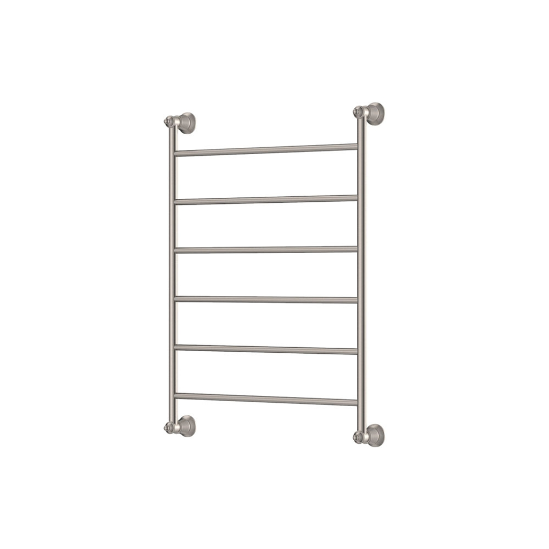 Fienza Lillian Heated Towel Rail 6 Bars 600 X 808 X 95mm - Brushed Nickel