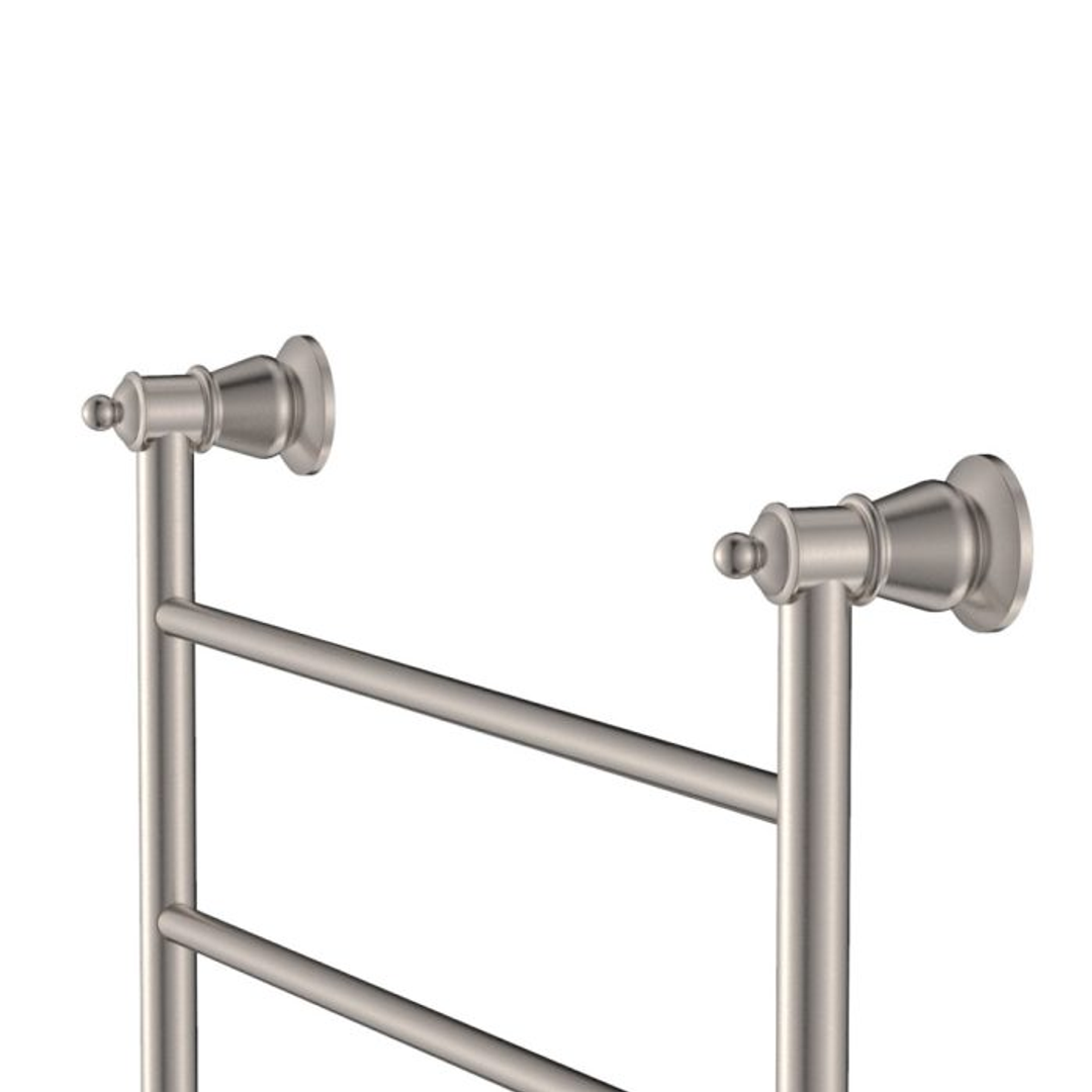 Fienza Lillian Heated Towel Rail 6 Bars 600 X 808 X 95mm - Brushed Nickel