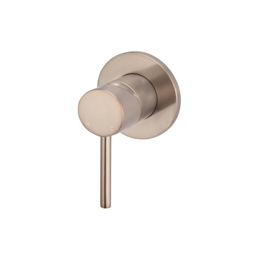 Meir Round Champagne Wall Mixer
