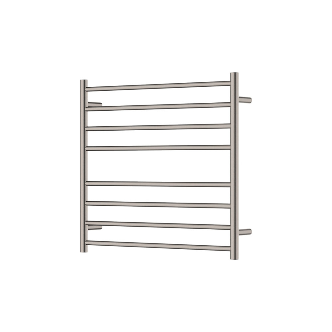 Fienza Isabella Heated Towel Rail 7570 Brushed Nickel 8 Bars 750 X 700 X 122mm