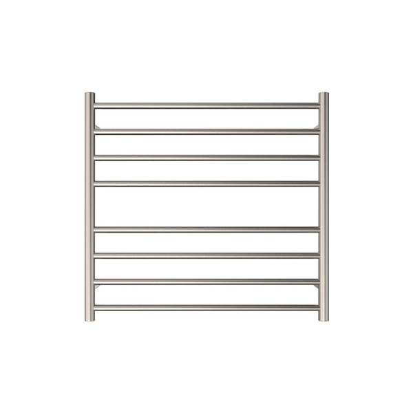 Fienza Isabella Heated Towel Rail 7570 Brushed Nickel 8 Bars 750 X 700 X 122mm
