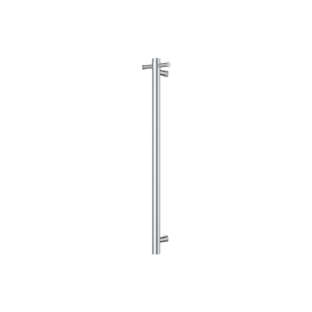 Fienza Isabella Vertical Heated Towel Rail 100 X 900Mm Brushed Nickel
