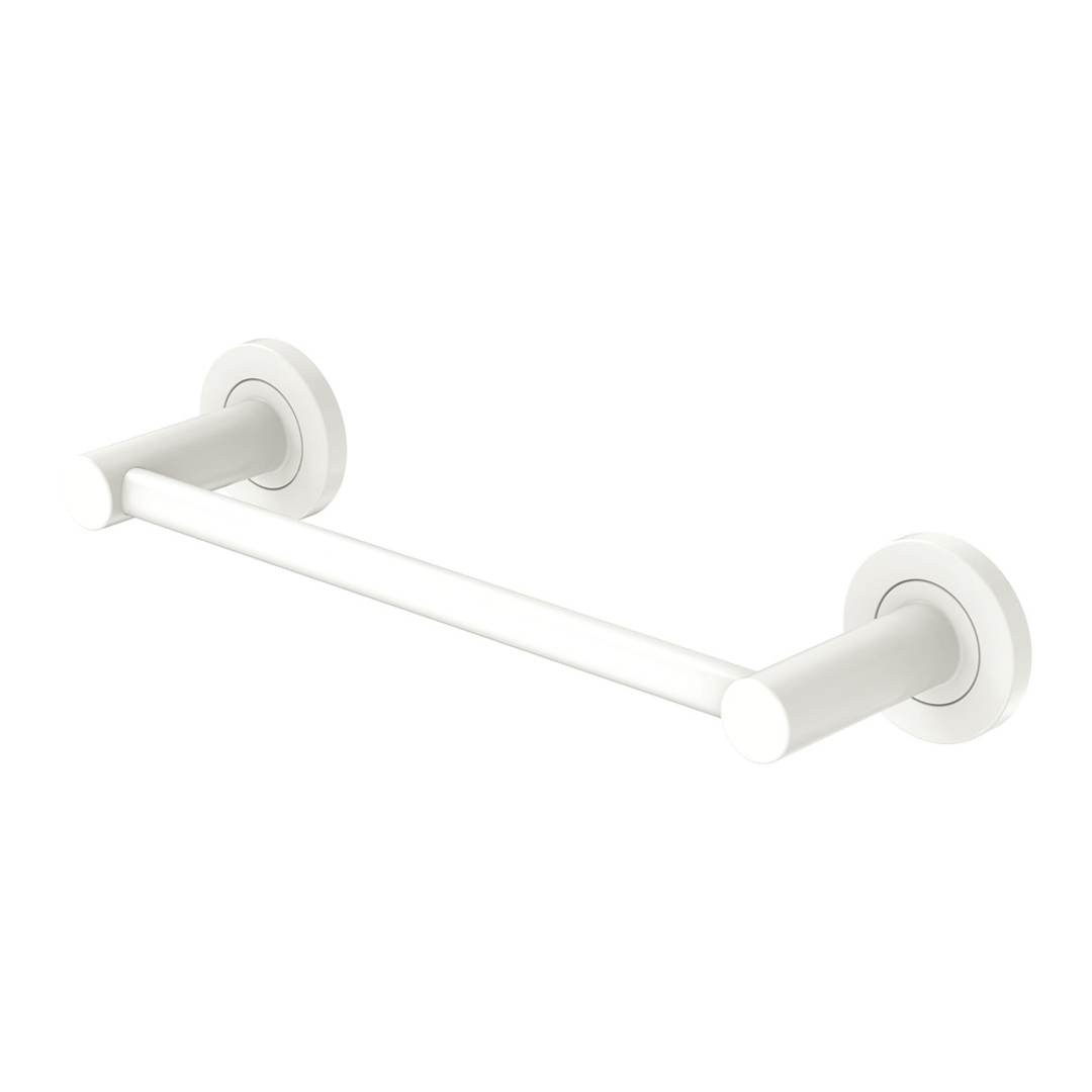 Fienza Kaya Single Hand Towel Rail 300Mm Matte White