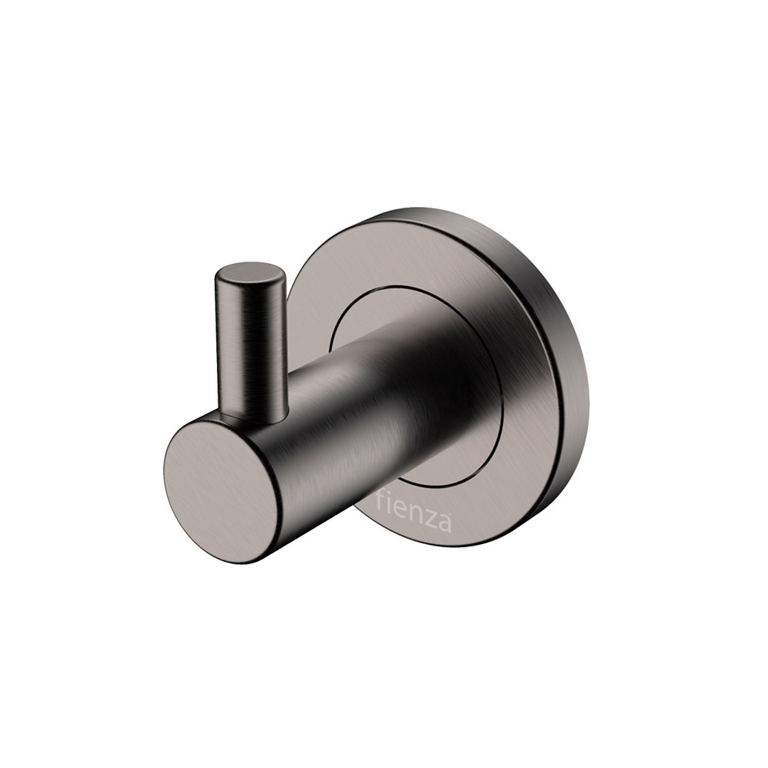 Fienza Kaya Single Robe Hook - Gunmetal
