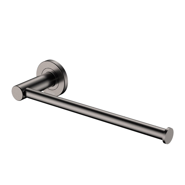 Fienza Kaya Hand Towel Rail / Toilet Roll Holder Gun Metal