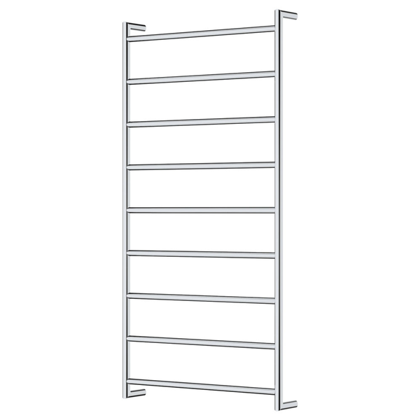Fienza Kaya Round Heated Towel Rail 60120 Chrome 9 Bars 600 X 1200 X 100mm