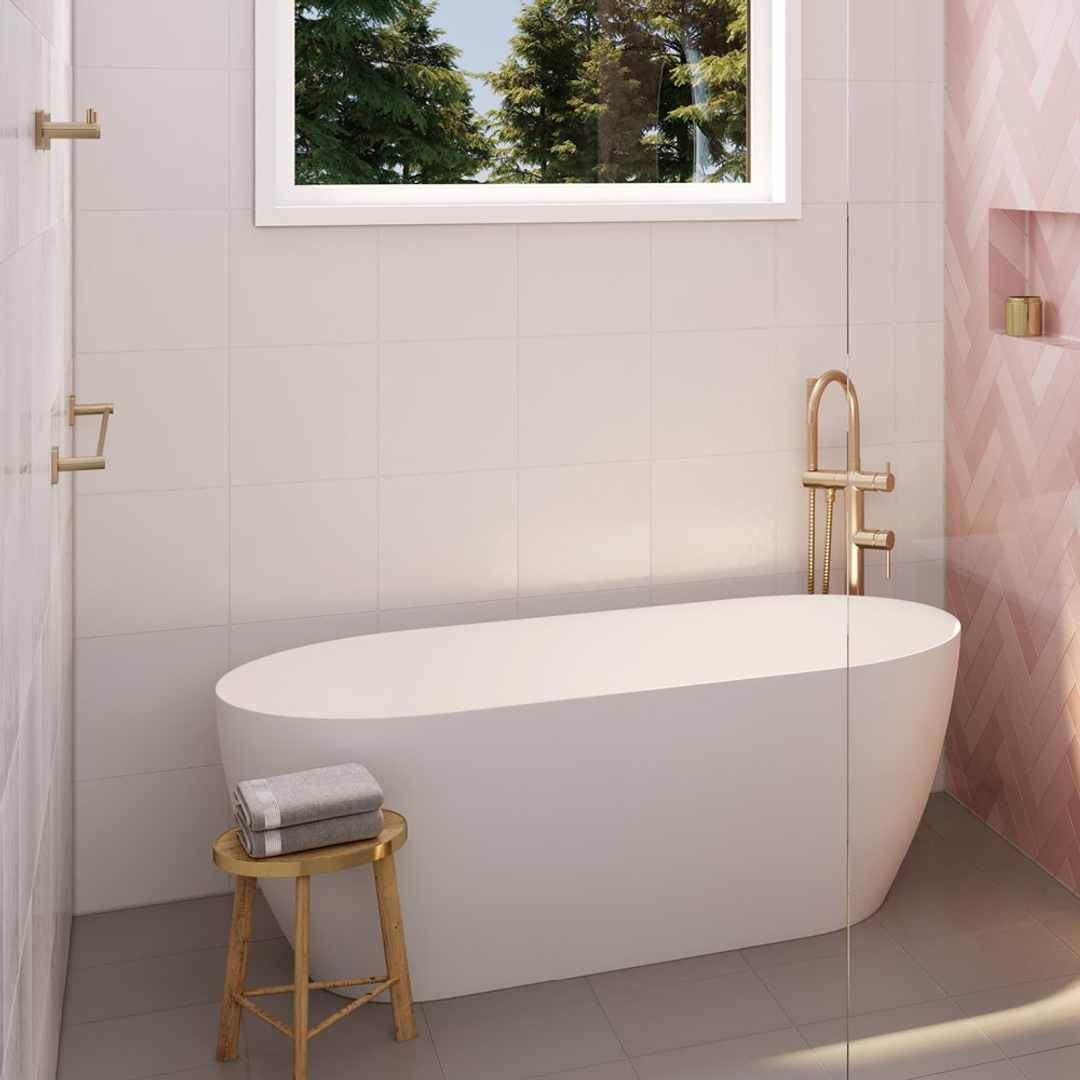 Fienza Sansa Single Towel Rail 900mm Urban Brass 83201Ub