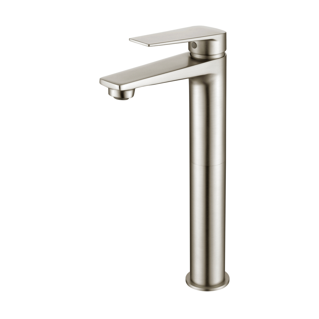 OTTI ZEVIO TALL BASIN MIXER BRUSH NICKEL