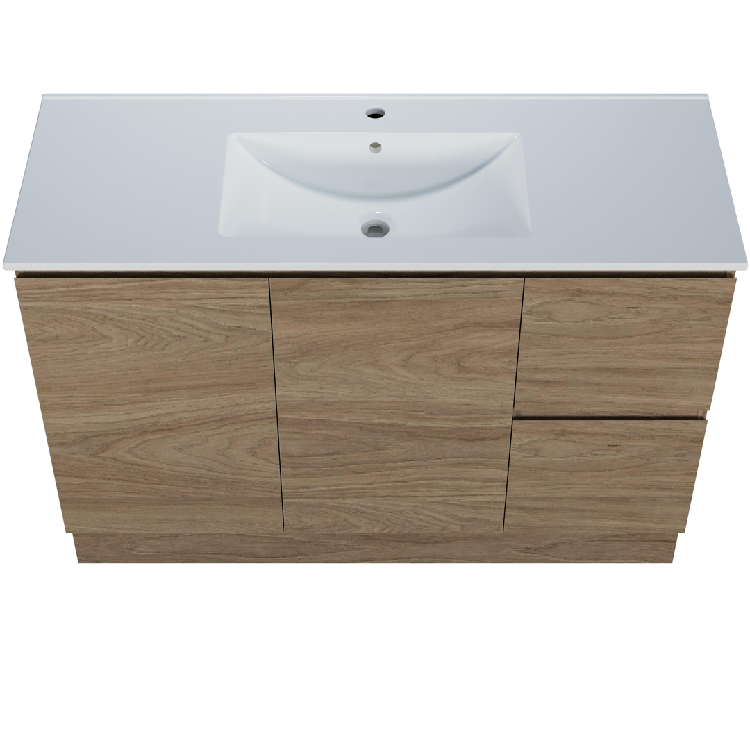 Harmony Vanity 1200mm, Centre Bowl Alpha Top, Floor Standing