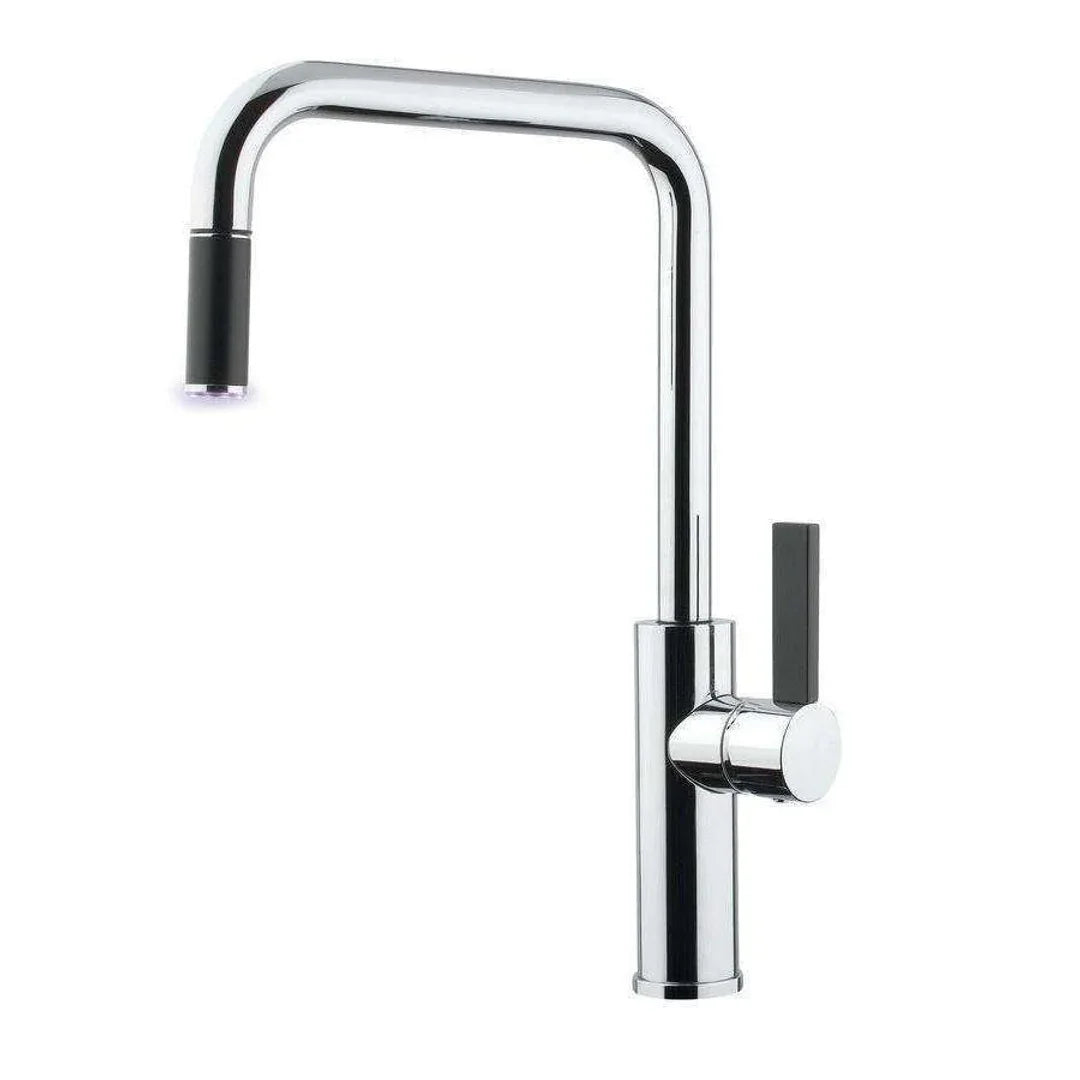 Abey Armando Vicario Luz Kitchen Mixer C/W Pullout Cp - Burdens Plumbing