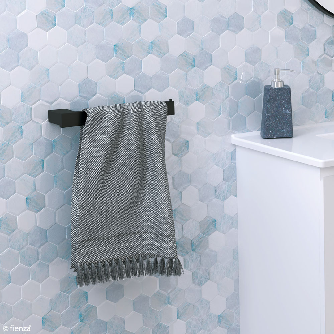 Koko Black Hand Towel Holder(Fienza P#:85002)