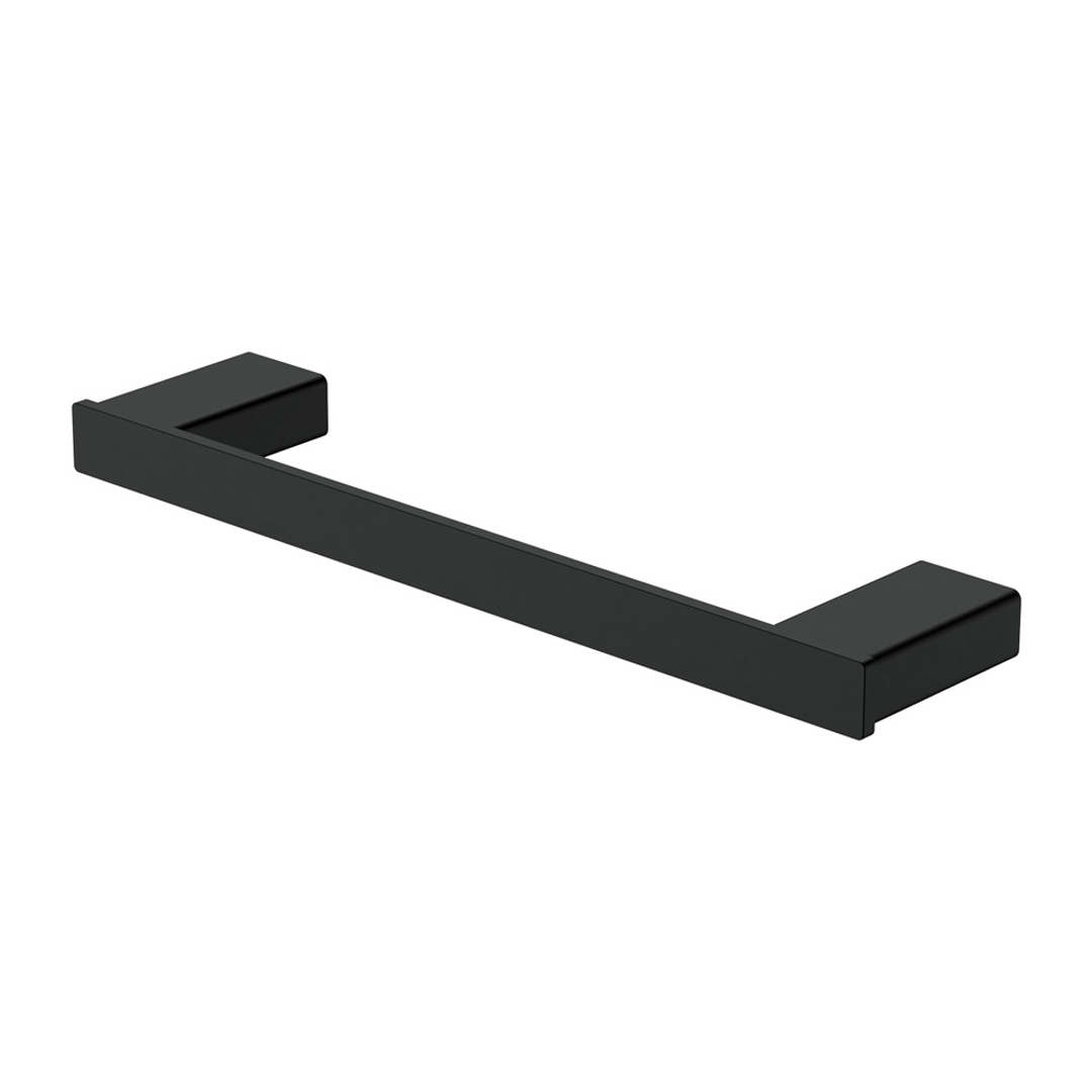 Fienza Tono Single Hand Towel Rail 300Mm Ss Matte Black