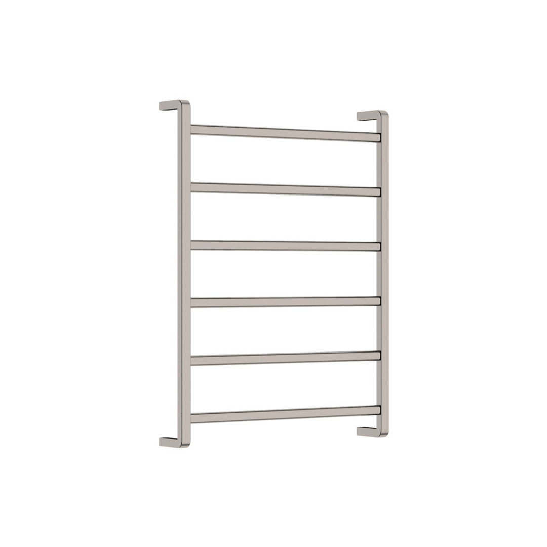 Fienza Tono Heated Towel Rail 6080 Brushed Nickel (6 Bars) 600X800X100Mm