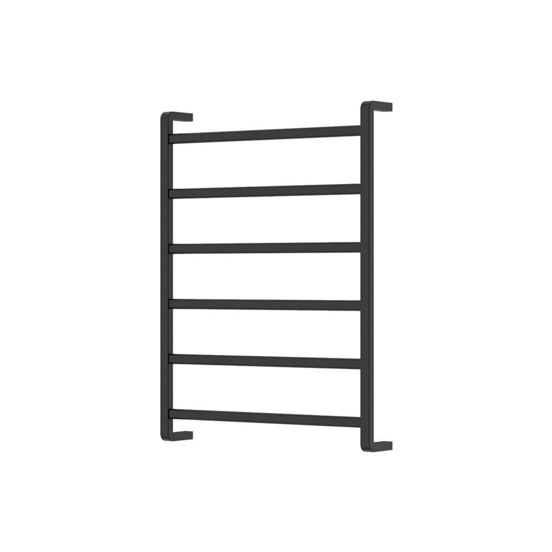Fienza Tono Heated Towel Rail 6080 Matte Black (6 Bars) 600X800X100Mm
