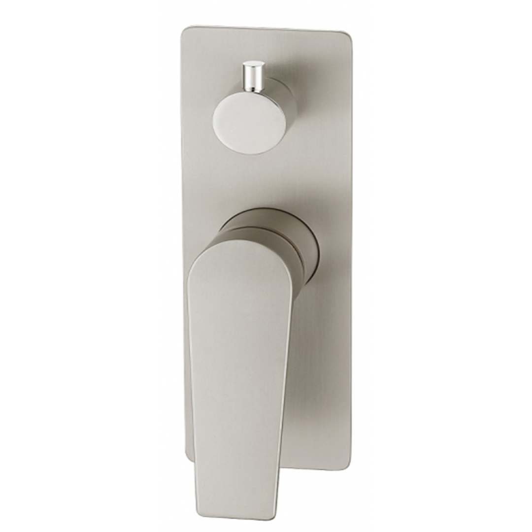 OTTI ZEVIO WALL DIVERTER MIXER BRUSH NICKEL