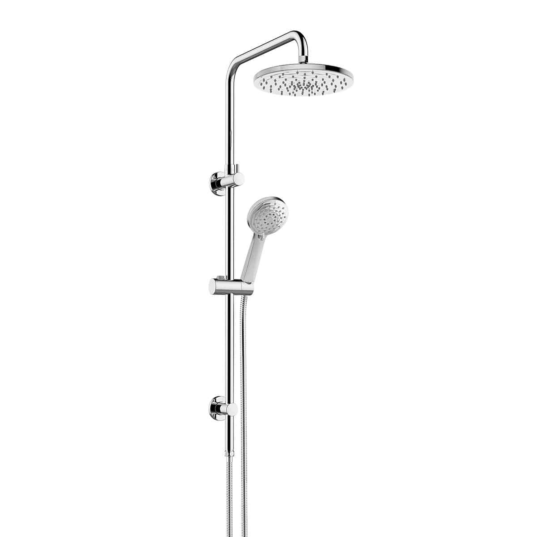 Greens Optima Twin Rail Shower Chrome