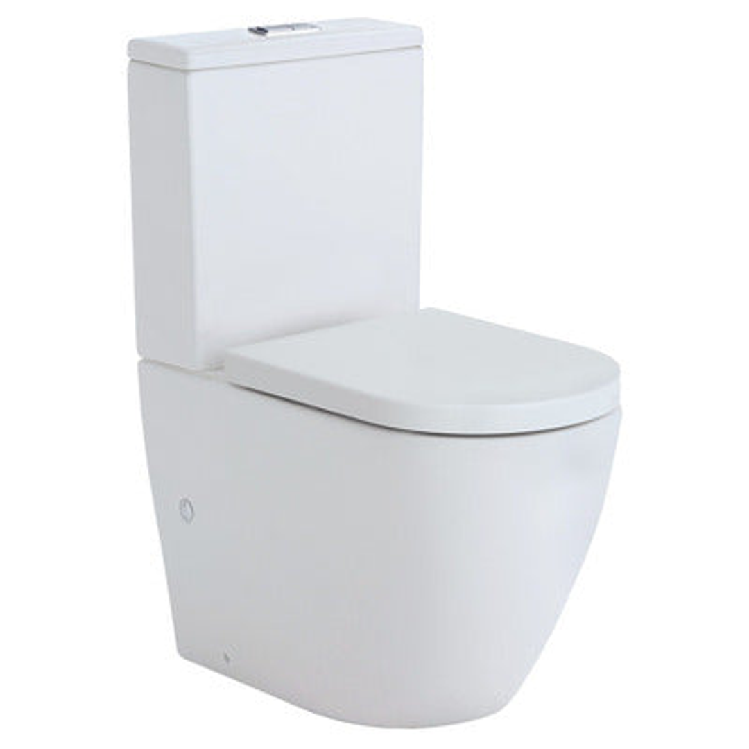 Fienza Koko Btw Toilet Suite S-Trap 90-160 Matte White K002Mwa