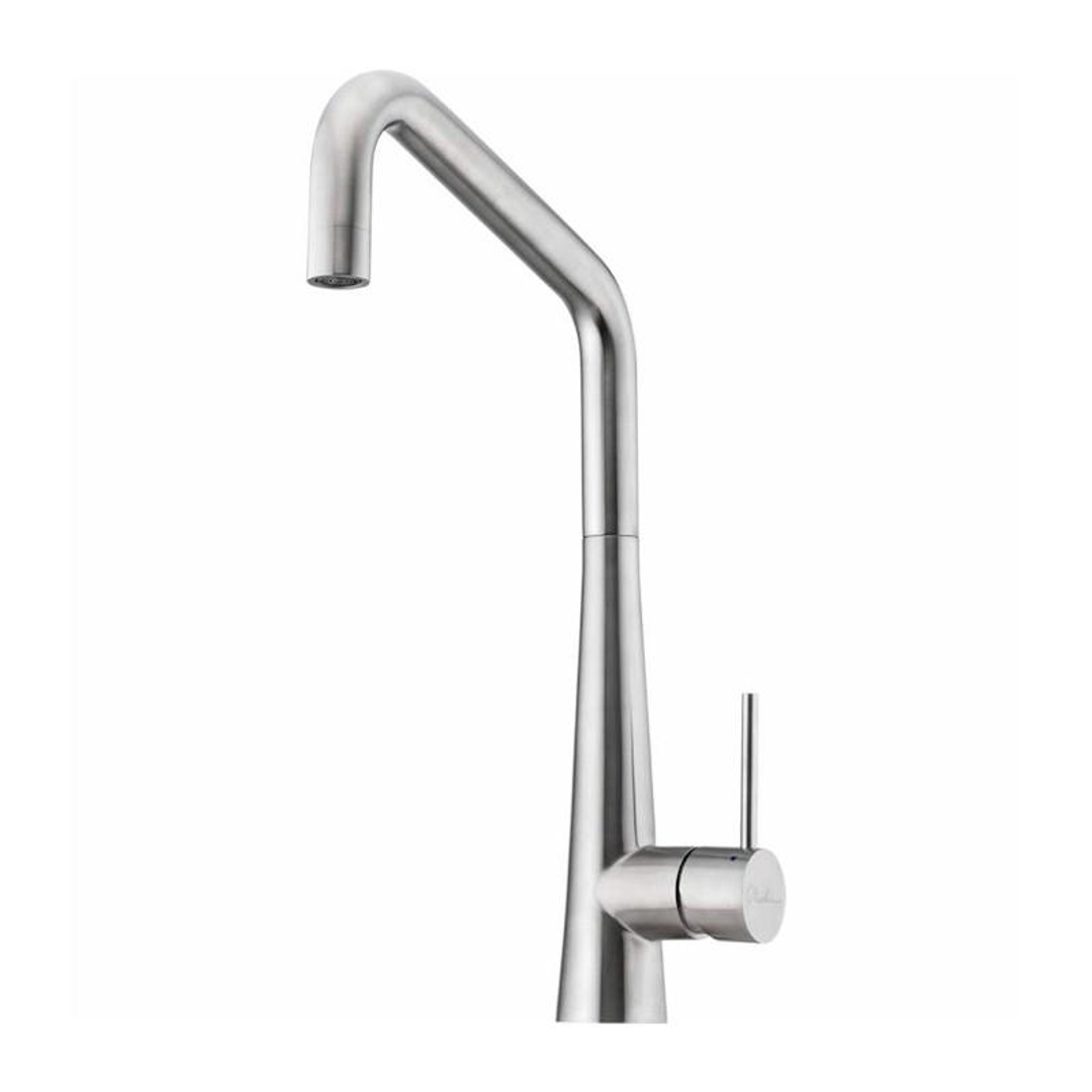 Oliveri Stainless Steel Stainless Square Gooseneck Mixer LEAD FREE